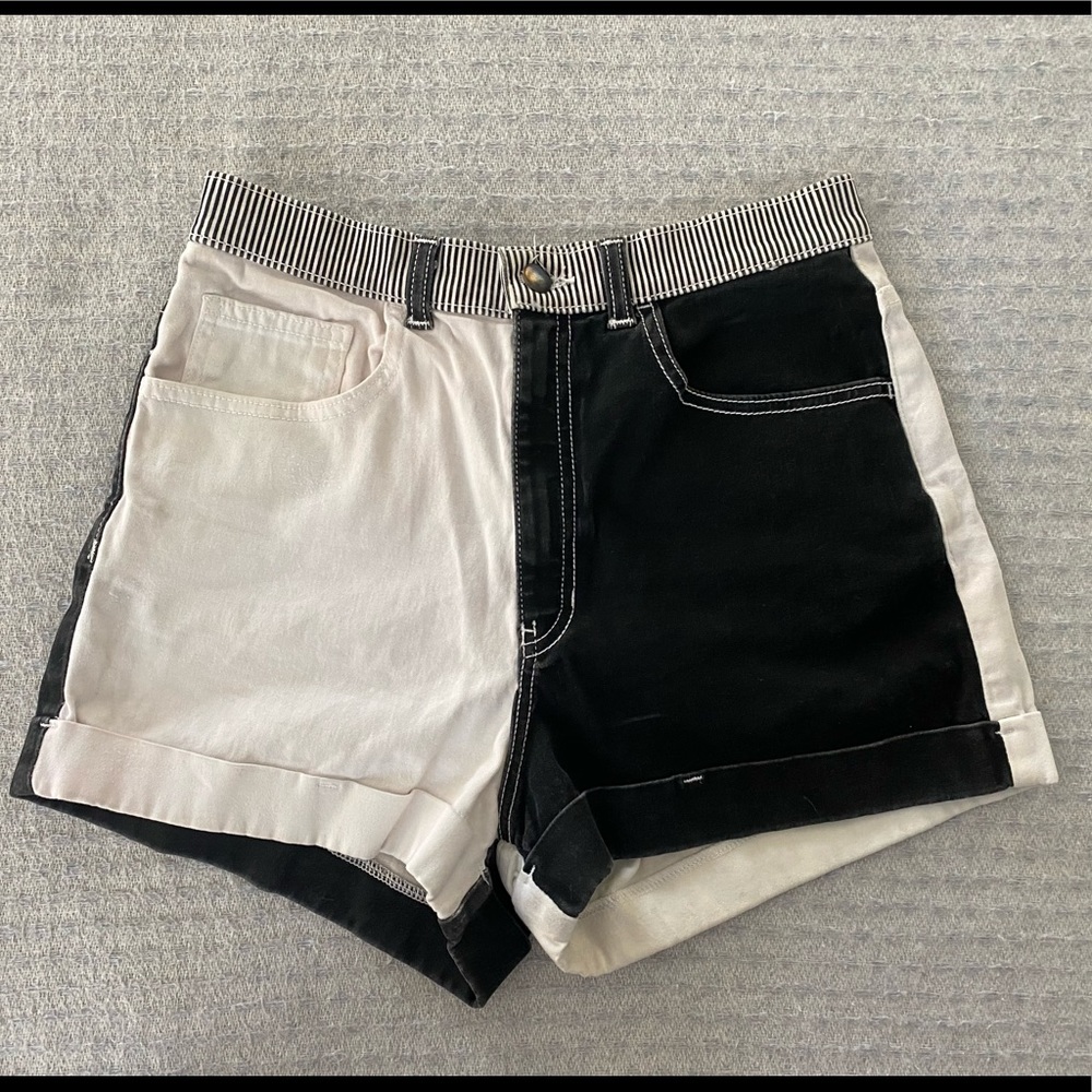 Rare American Apparel Color Block Shorts. Sz 28